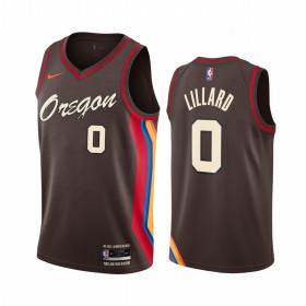 Portland Trail Blazers Trikot Damian Lillard 0 2020-21 City Edition Swingman - Herren